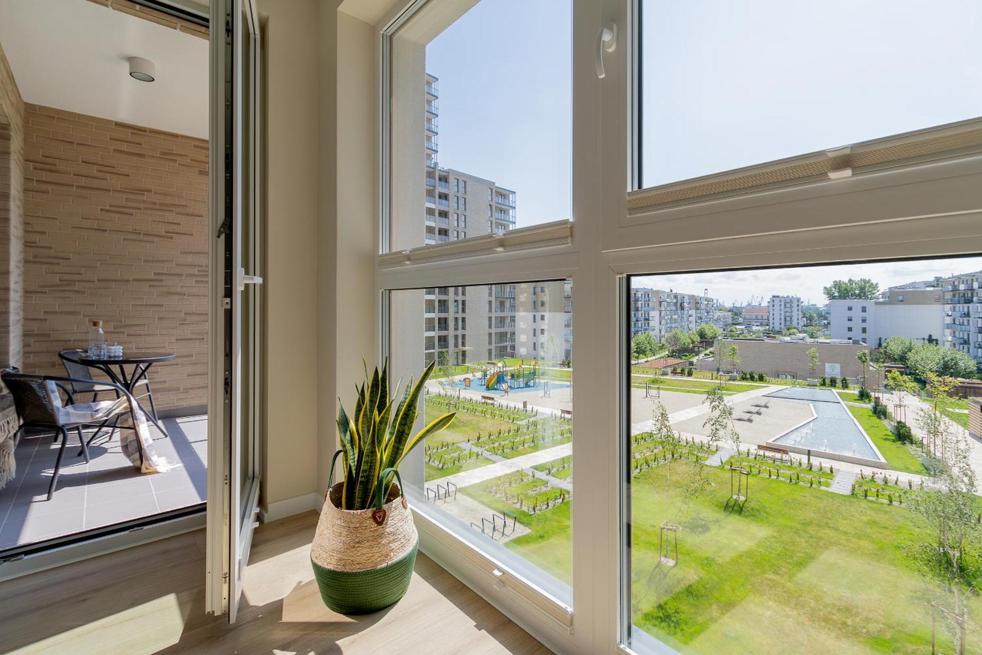 Glow Apartments, Apartamenty Nowa Letnica Gdańsk Kültér fotó